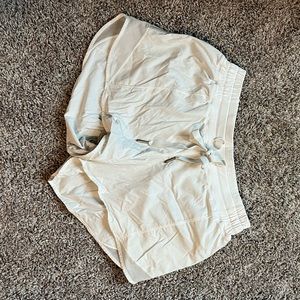 White lululemon shorts